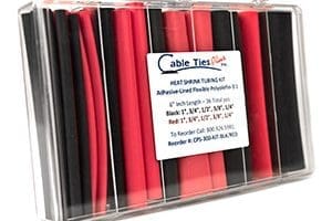 Adhesive Lined Flexible Polyolefin Heat Shrink Tubing Kit